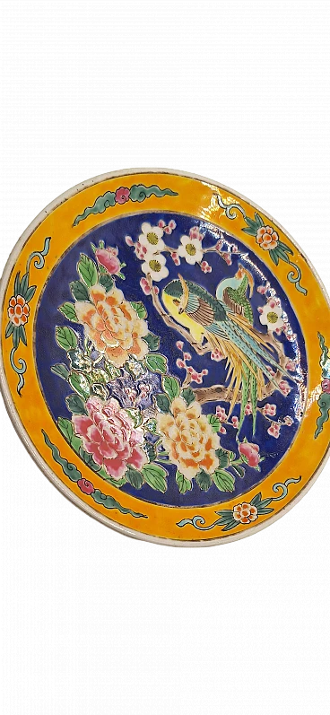 Chinese dish with enamel, 30s