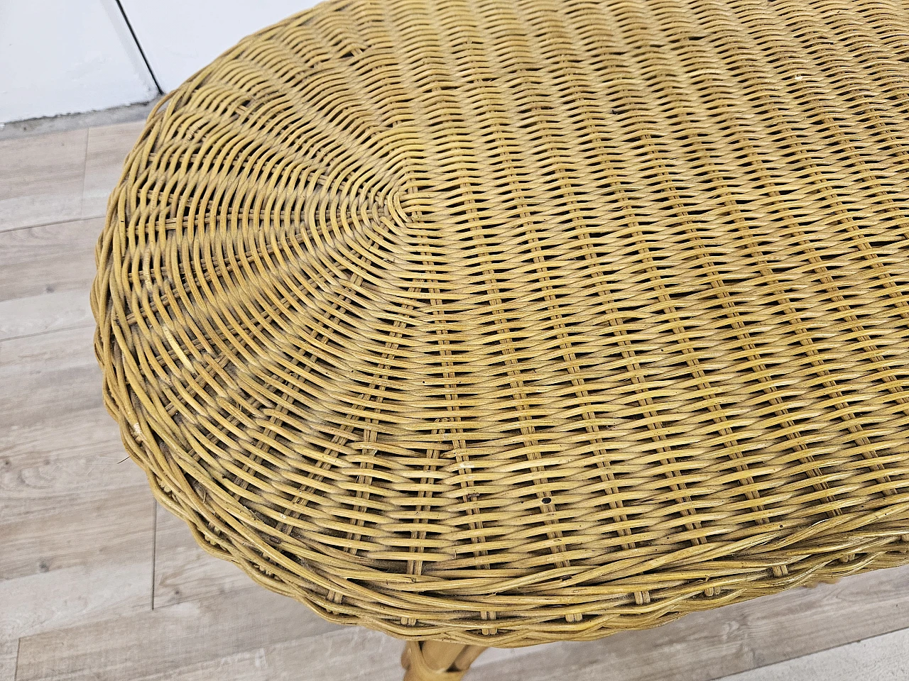 Outdoor wicker coffee table 4