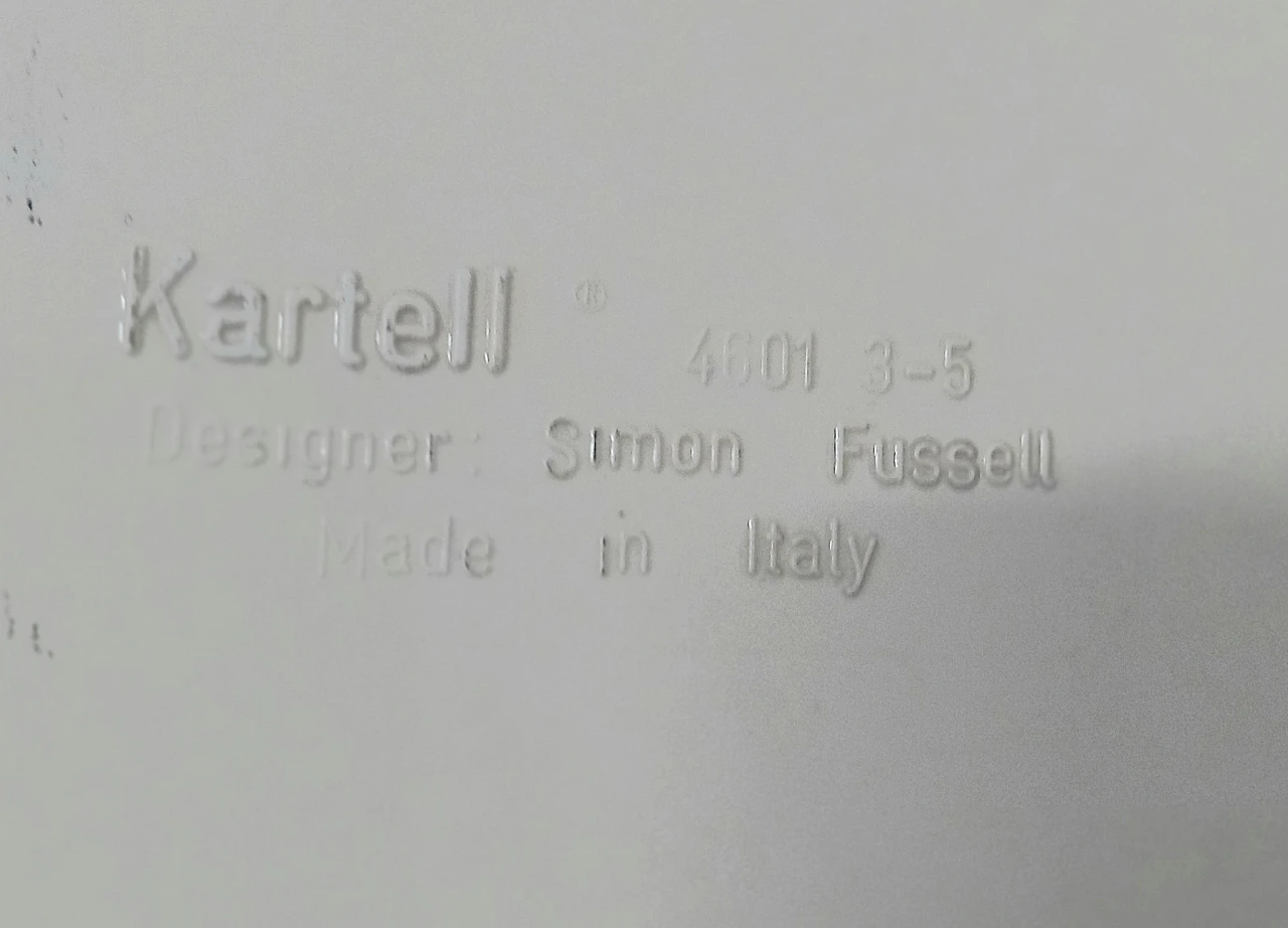 Cassettiera 4901 di Simon Fussel per Kartell, anni '70 5