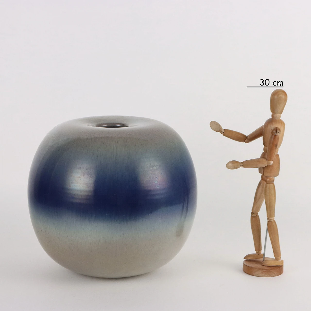 Glazed terracotta vase by Giacomo Onestini, 1971 2