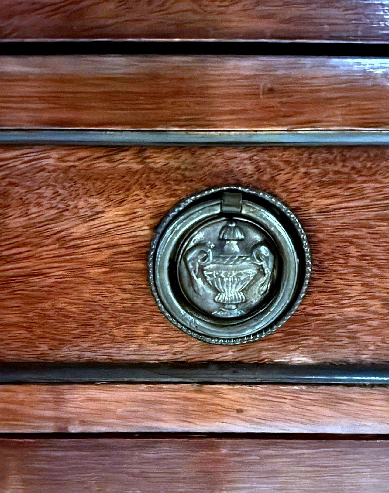 Louis XVI wooden chest of drawers with marble top, early 20th century 17