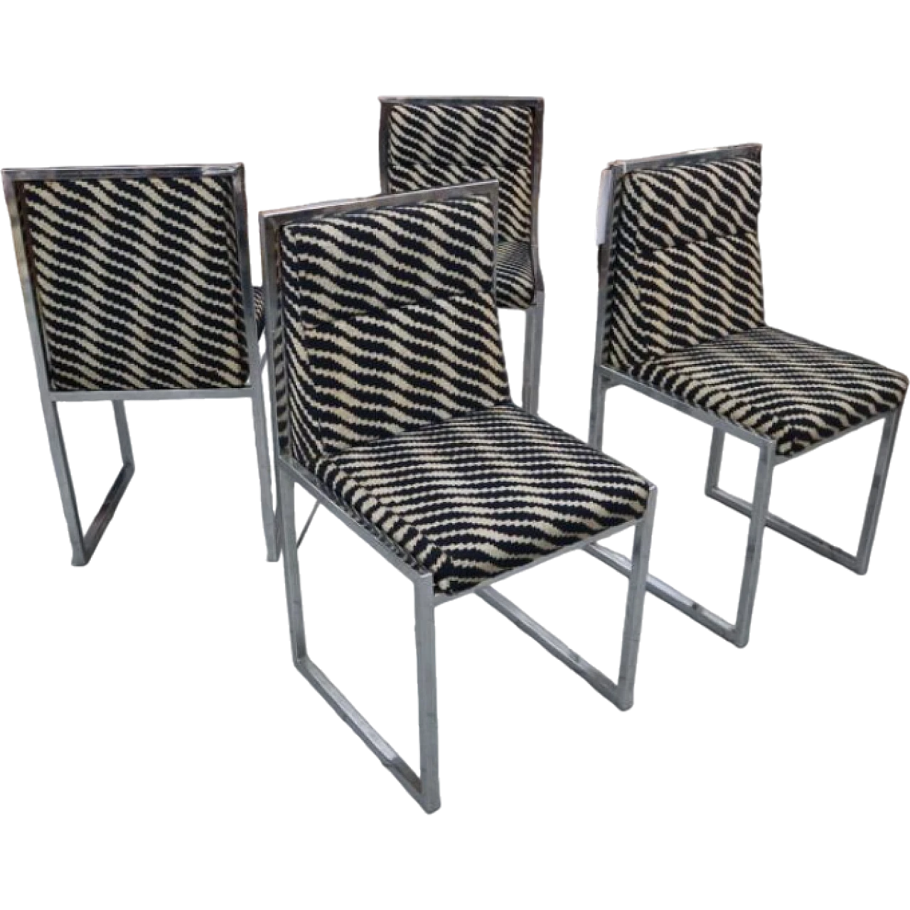 4 WrightWright chairs by Nanda Vigo for Driade, 1970s 5