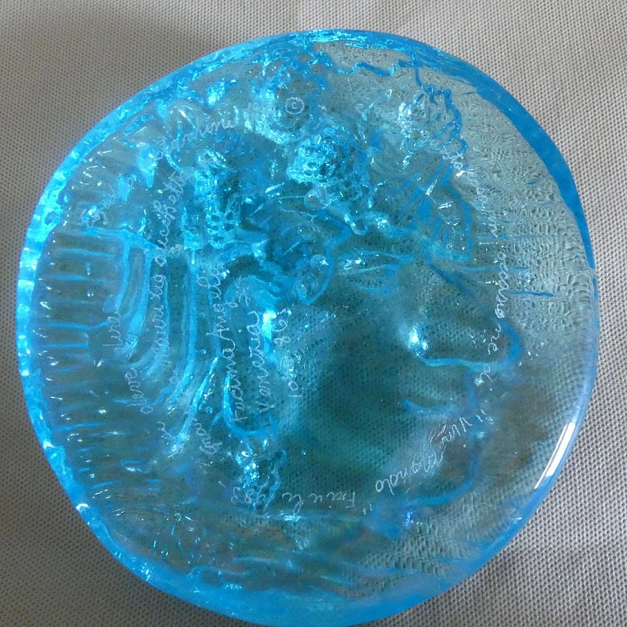 Bas-relief in Murano glass by Gianfranco Lai Olla, 1980s 4