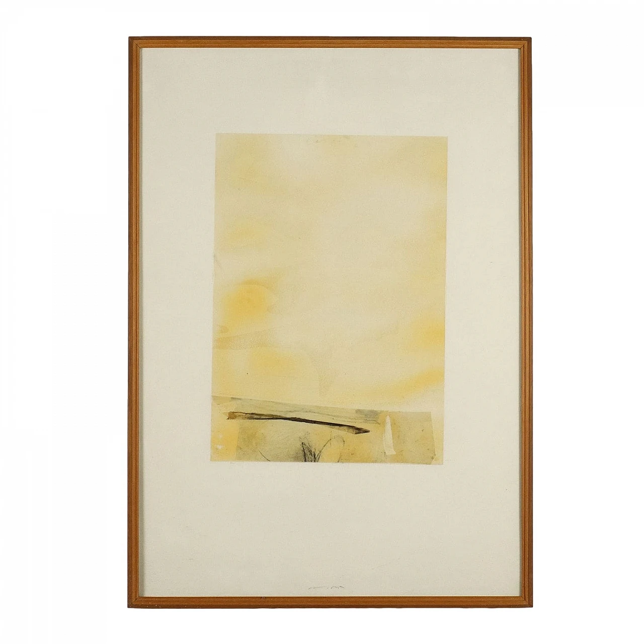 Luca Caccioni, Abstract composition, mixed media on paper, 1992 1