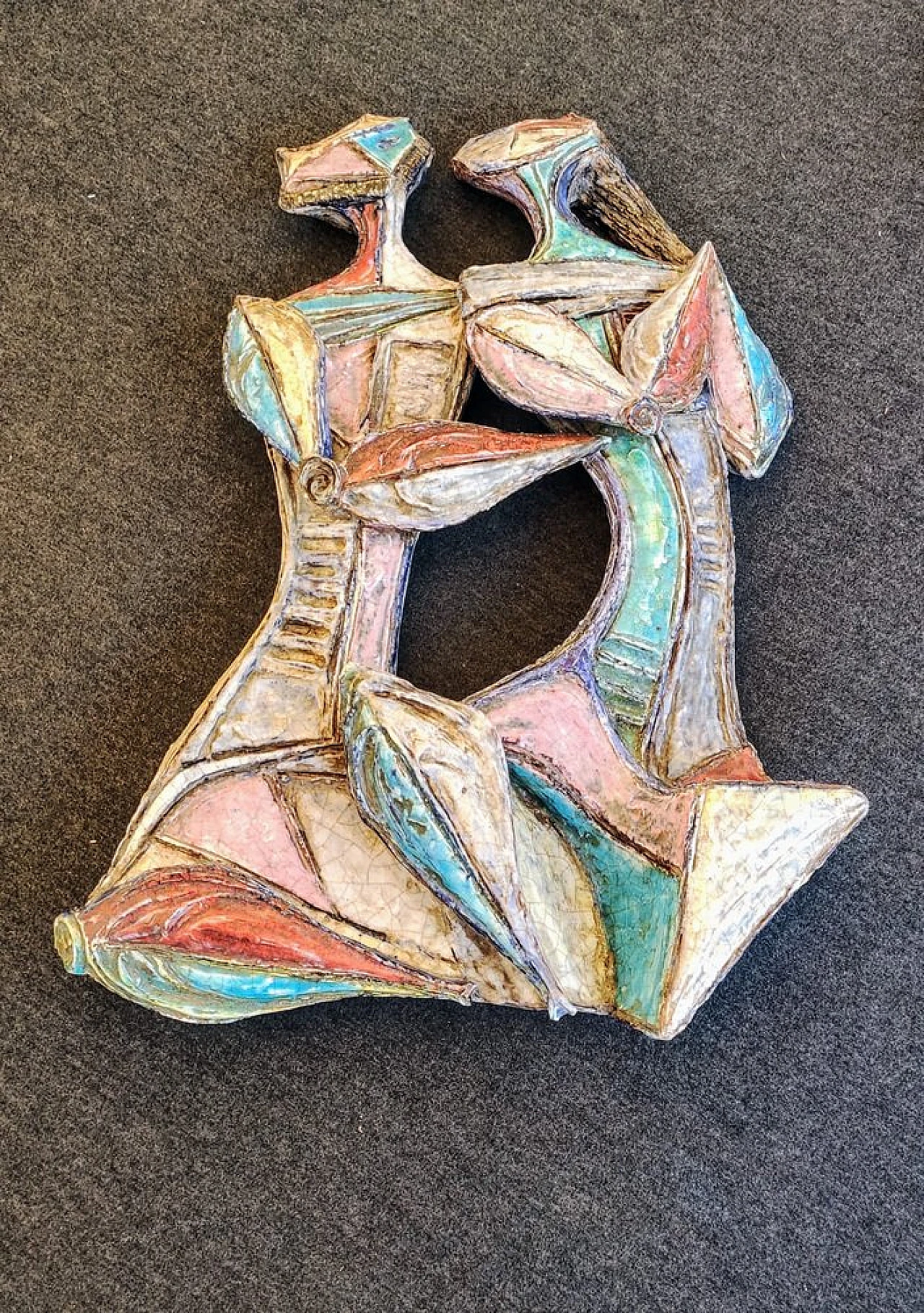 Scultura figurativa in ceramica di Marcello Fantoni, anni '50 3