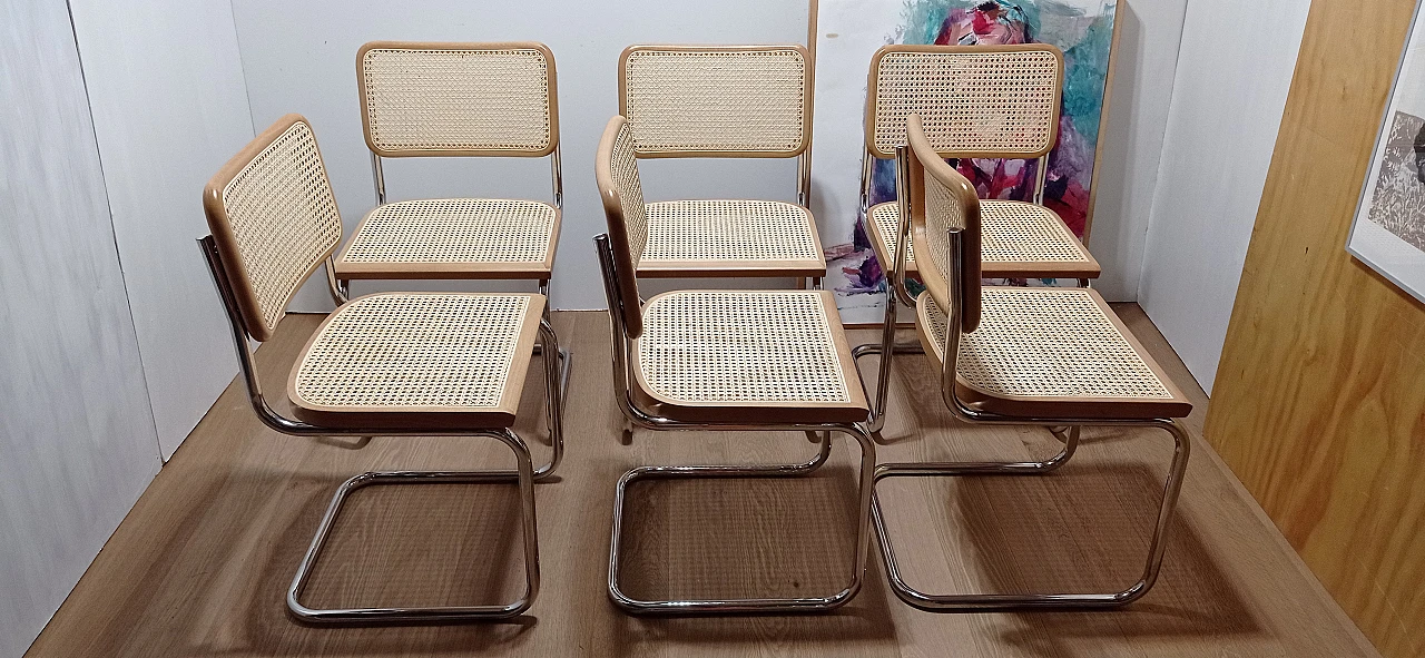 6 Cesca B3 chairs  by Mdf Italia, 2000s 38