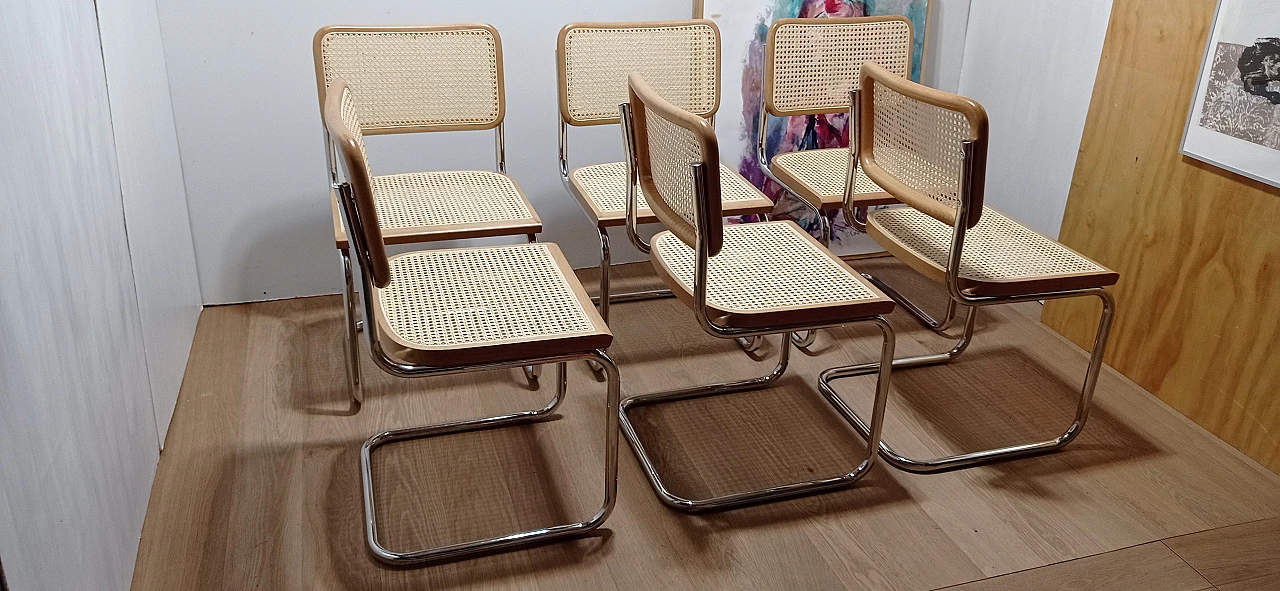 6 Cesca B3 chairs  by Mdf Italia, 2000s 40