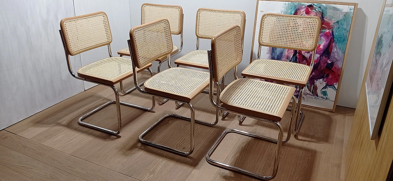 6 Cesca B3 chairs  by Mdf Italia, 2000s 41