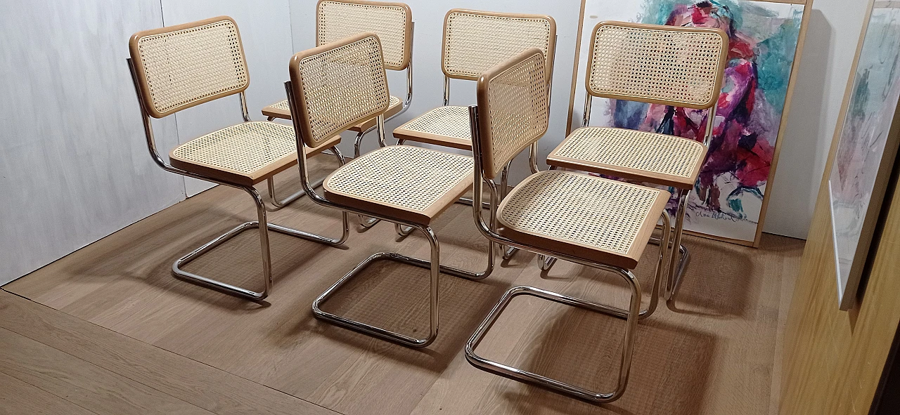 6 Cesca B3 chairs  by Mdf Italia, 2000s 42