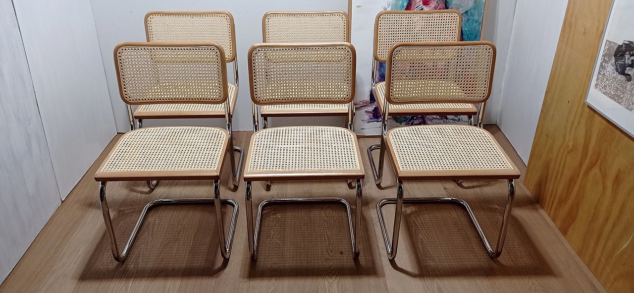 6 Cesca B3 chairs  by Mdf Italia, 2000s 57