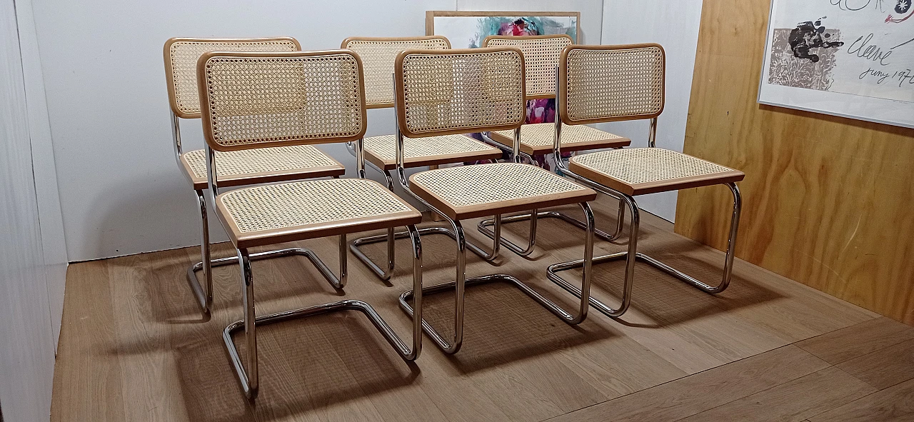 6 Cesca B3 chairs  by Mdf Italia, 2000s 58