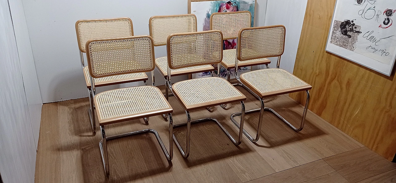 6 Cesca B3 chairs  by Mdf Italia, 2000s 59