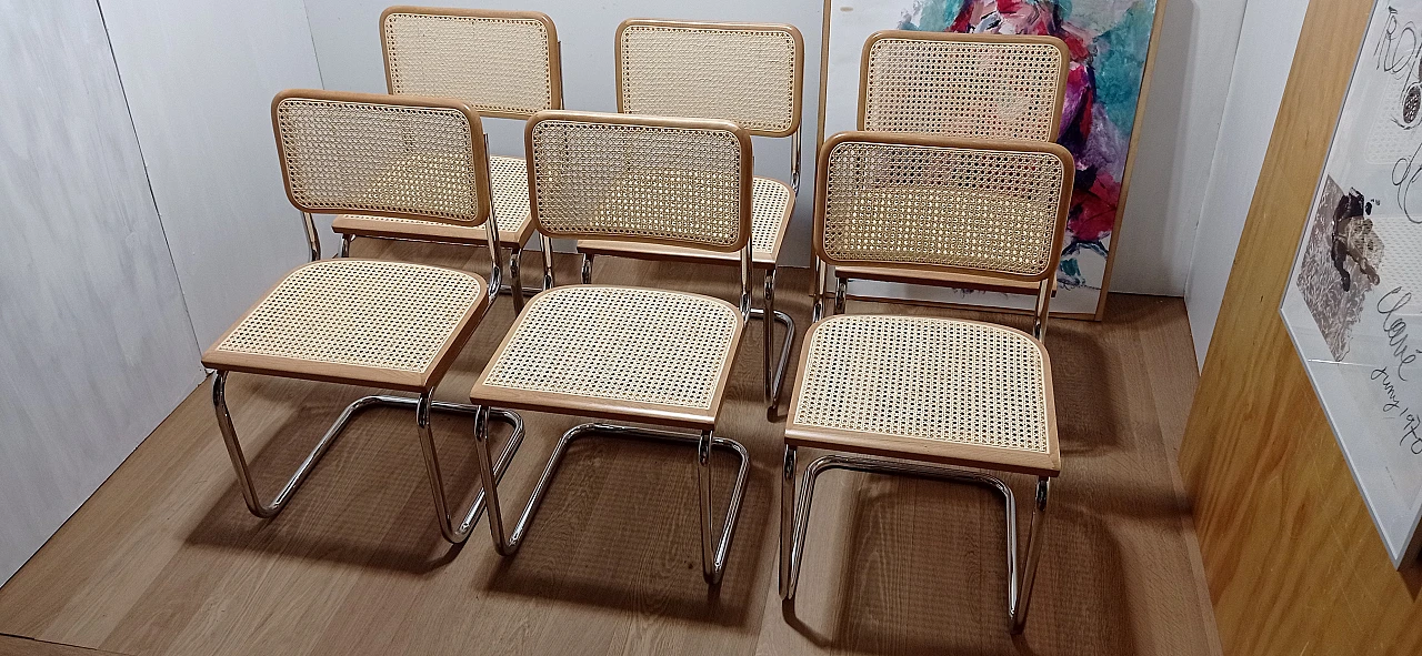 6 Cesca B3 chairs  by Mdf Italia, 2000s 61