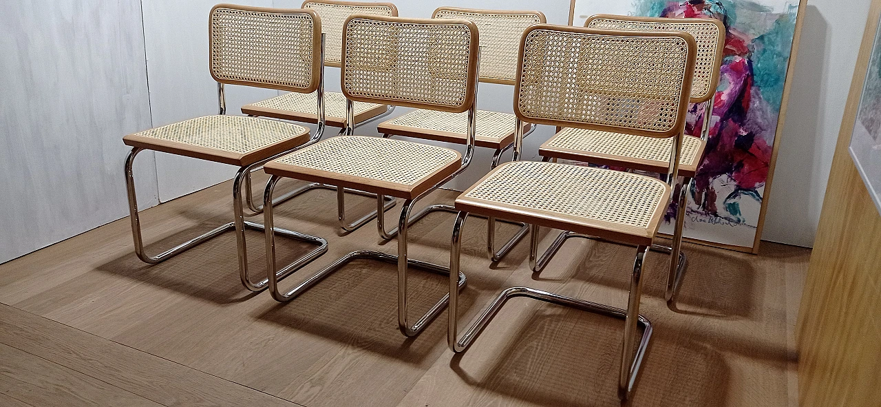 6 Cesca B3 chairs  by Mdf Italia, 2000s 62