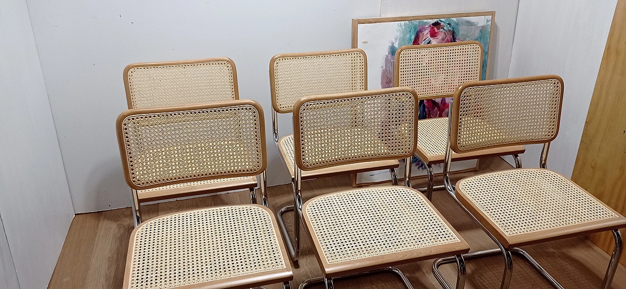 6 Cesca B3 chairs  by Mdf Italia, 2000s 67