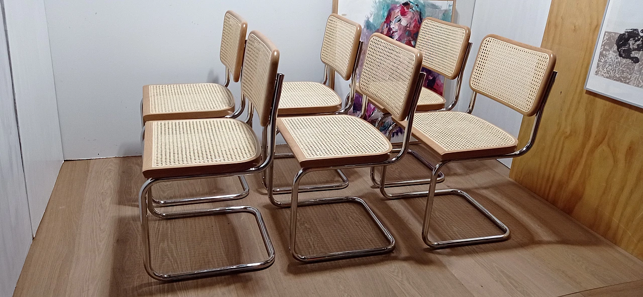 6 Cesca B3 chairs  by Mdf Italia, 2000s 71