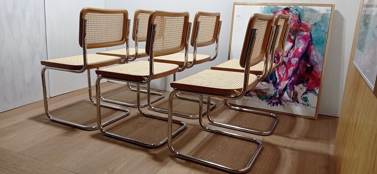 6 Cesca B3 chairs  by Mdf Italia, 2000s 72