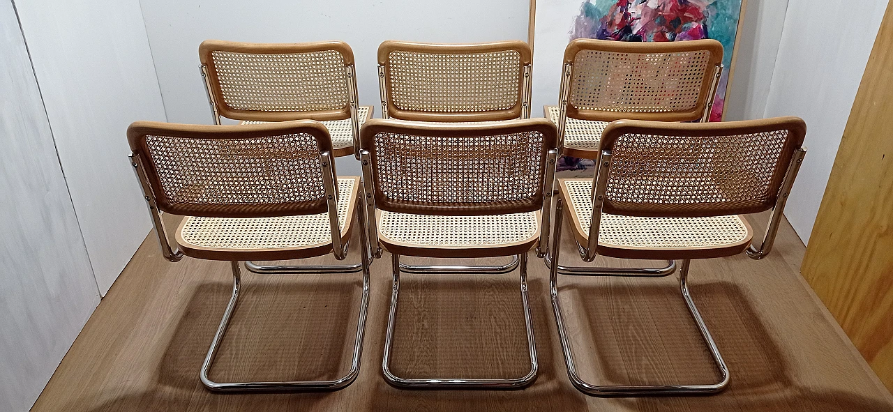 6 Cesca B3 chairs  by Mdf Italia, 2000s 95