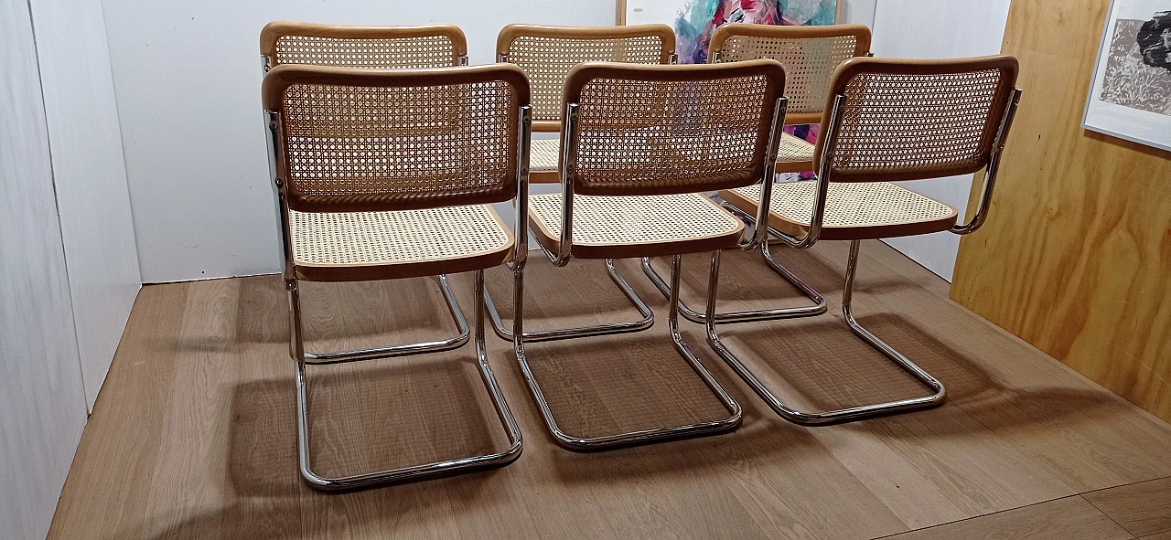 6 Cesca B3 chairs  by Mdf Italia, 2000s 96