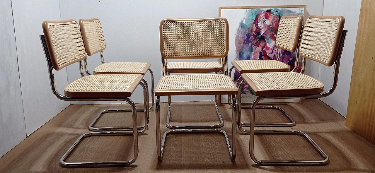 6 Cesca B3 chairs  by Mdf Italia, 2000s 109