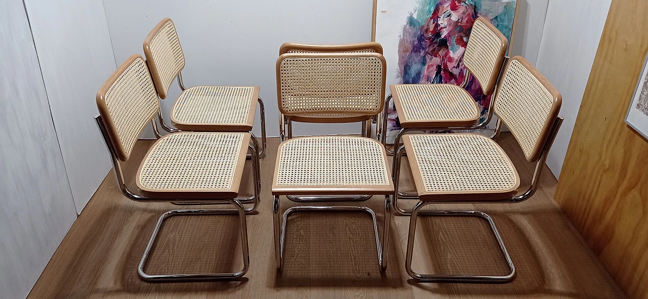 6 Cesca B3 chairs  by Mdf Italia, 2000s 110