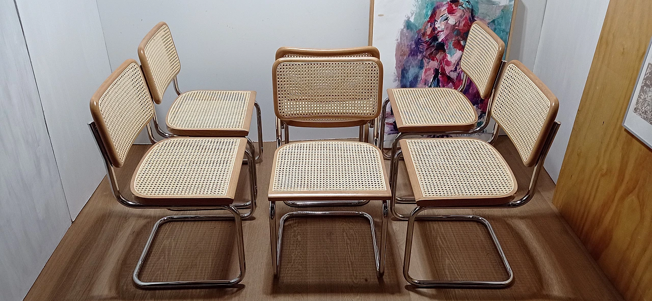 6 Cesca B3 chairs  by Mdf Italia, 2000s 111