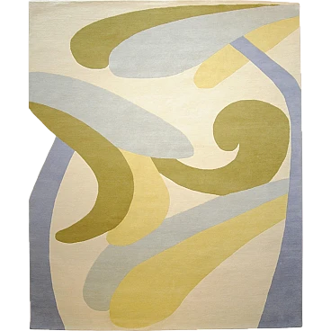 Hand-knotted rug by Angela De Nozza, 2000s