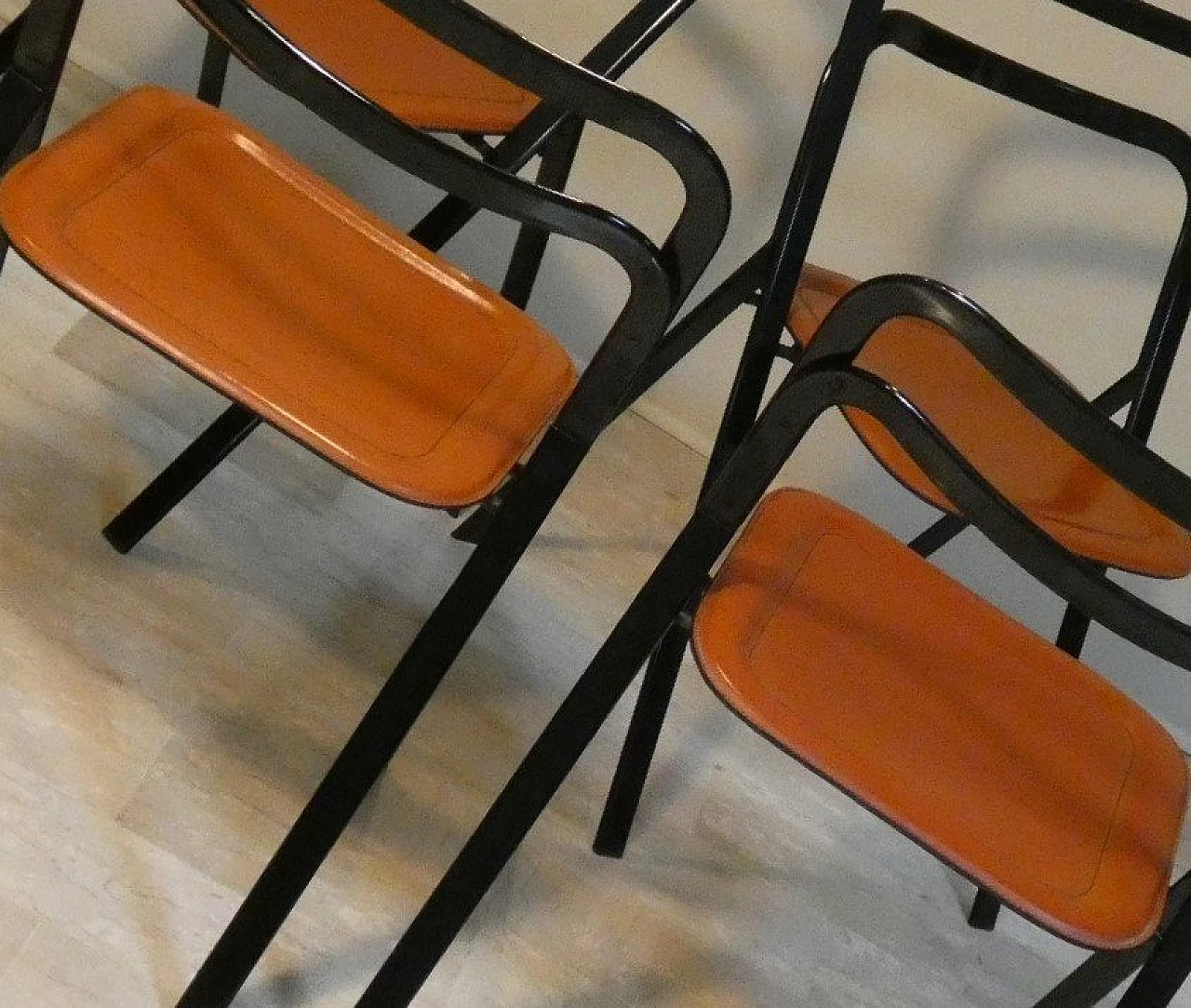 4 Folding chairs by Giorgio Cattelan for Cidue, 1980s 17