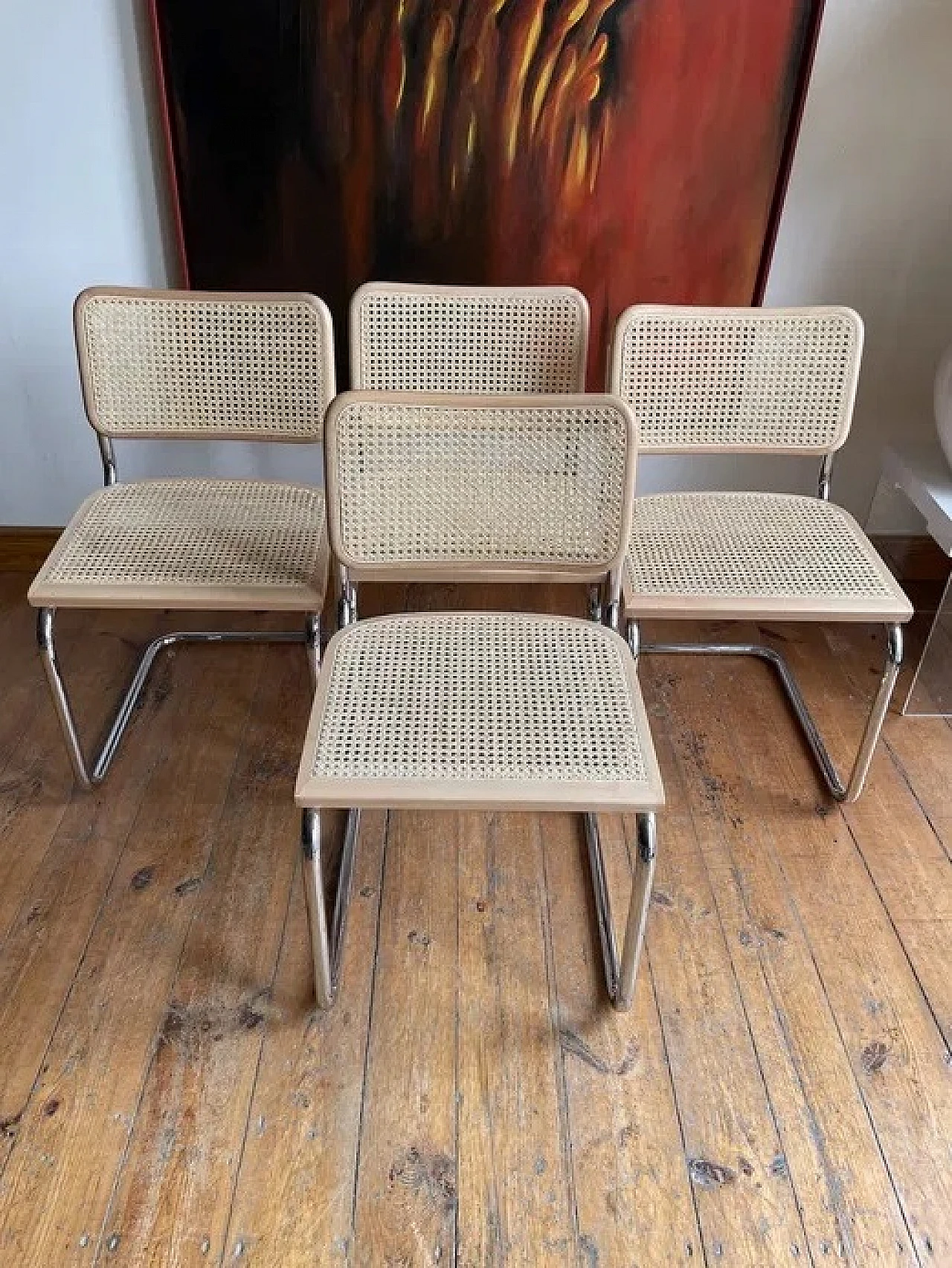 4 Cesca chairs B32 by Mdf Italia, 90s 1