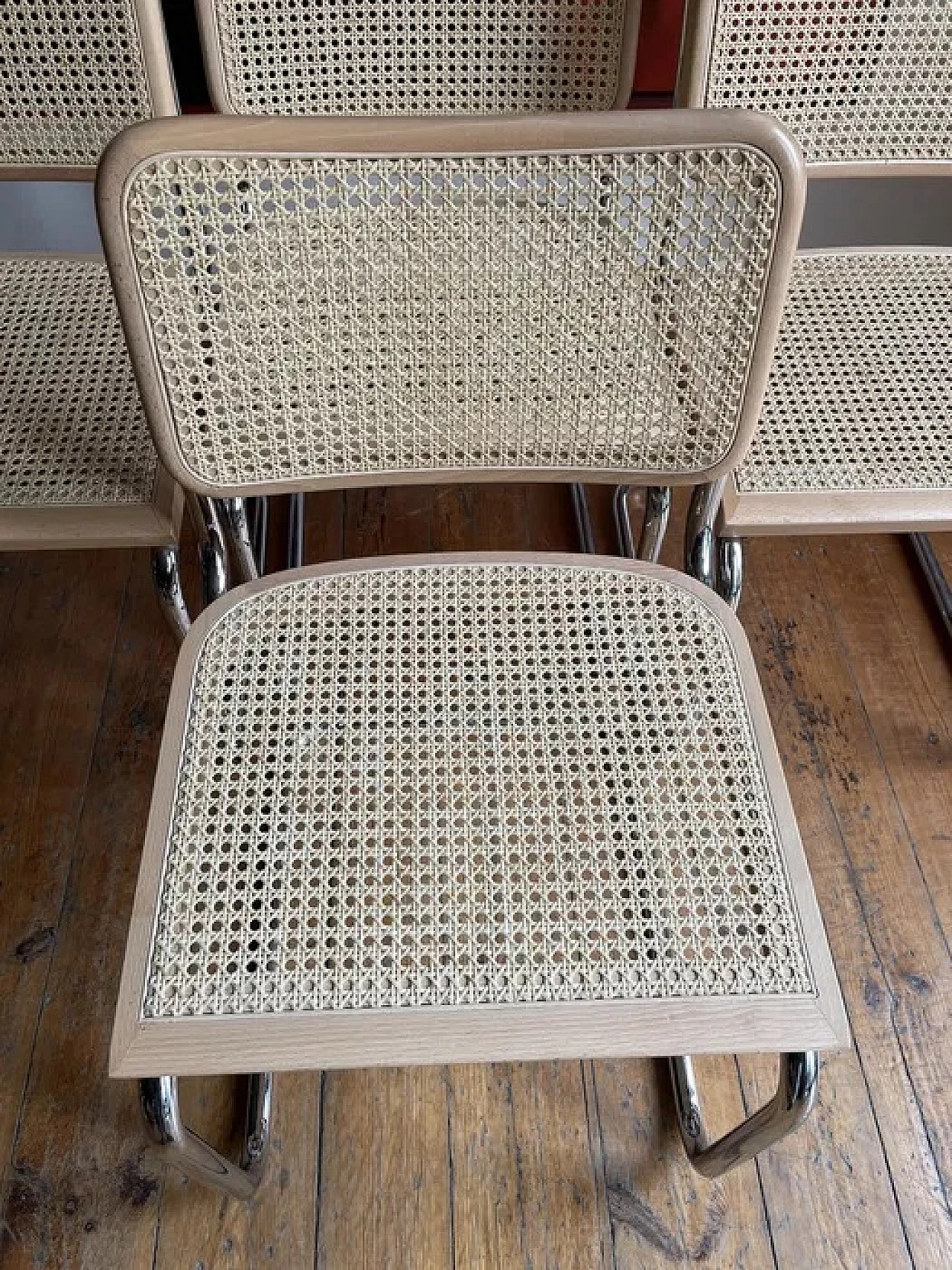 4 Cesca chairs B32 by Mdf Italia, 90s 4