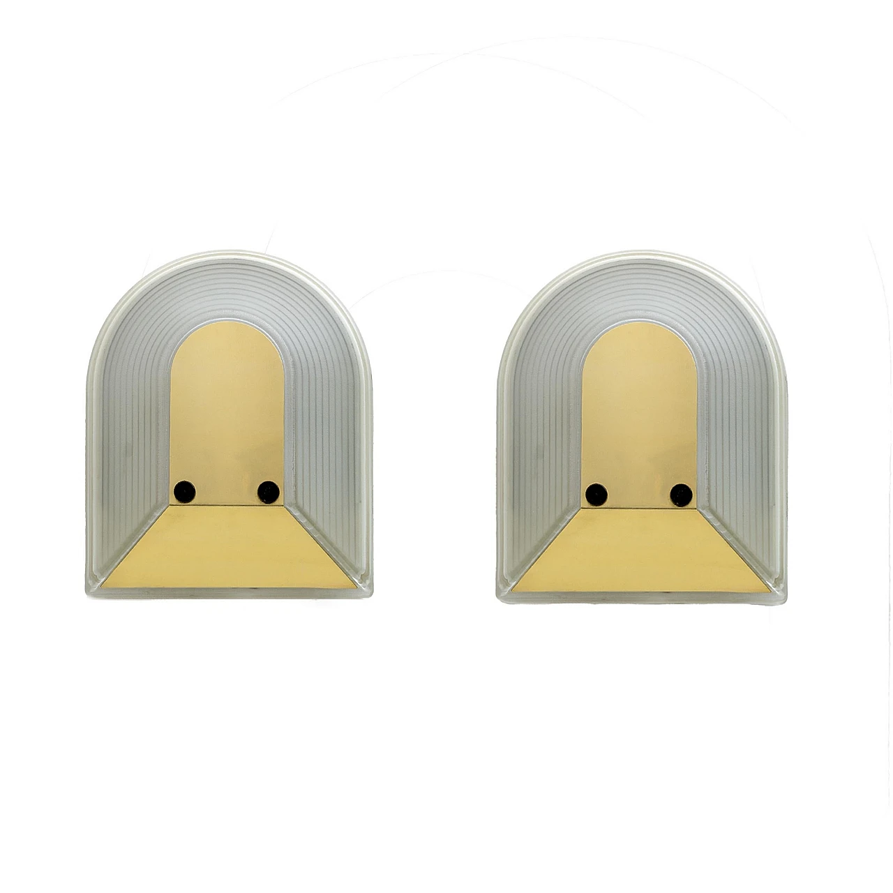 Pair of ‘Tesi’ wall lights by Roberto Fiorato for Prisma, 1980s 6