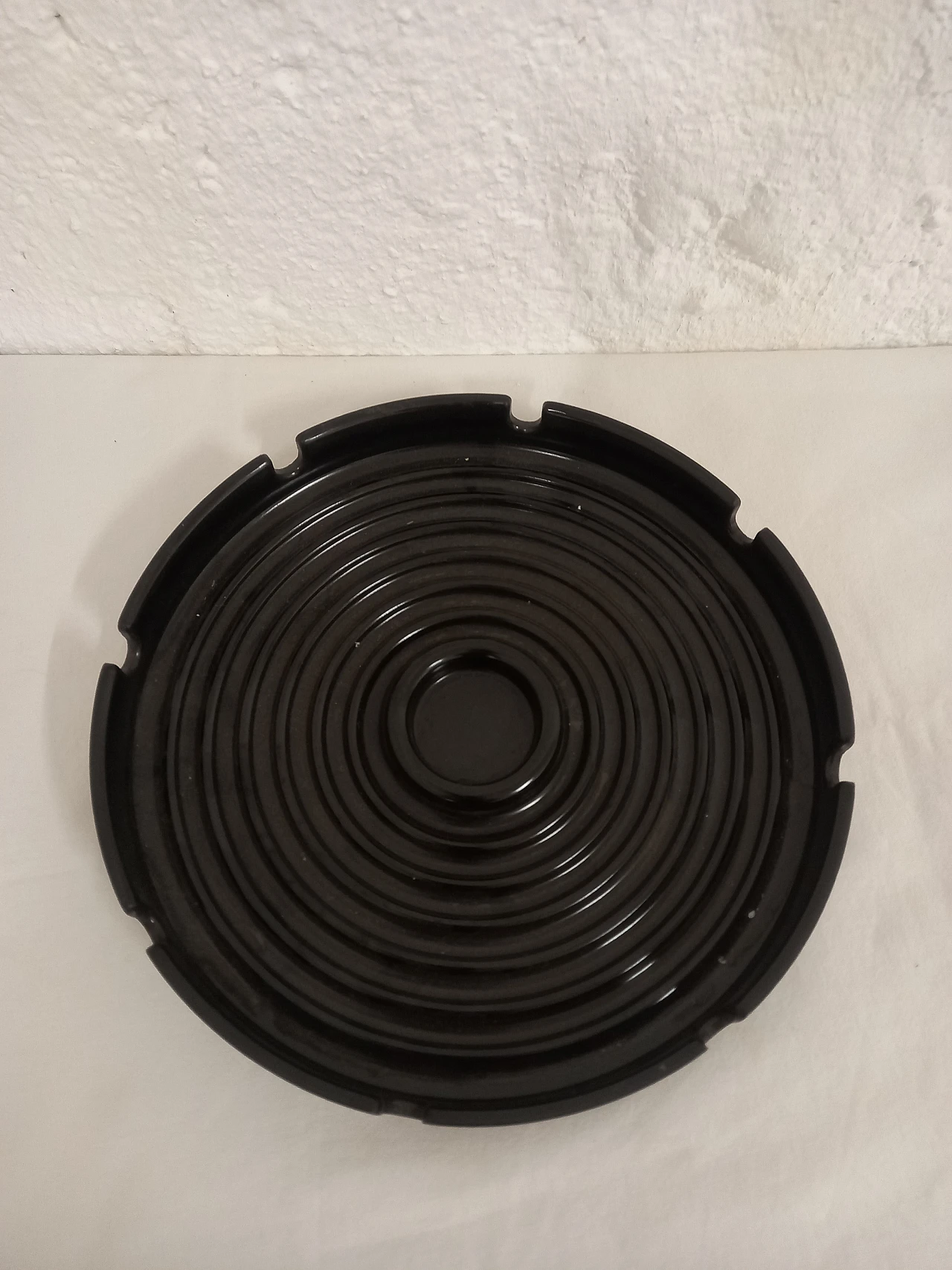 Kartell black table ashtray 2