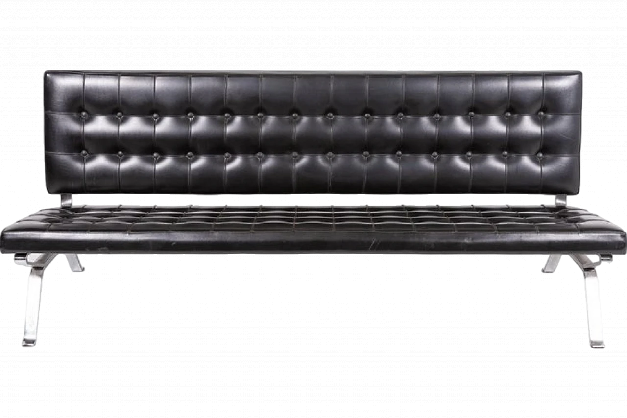 Steel sofa-bench by Gastone Rinaldi for Rima, 1970s 10