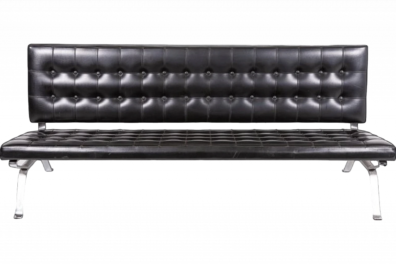 Steel sofa-bench by Gastone Rinaldi for Rima, 1970s 11