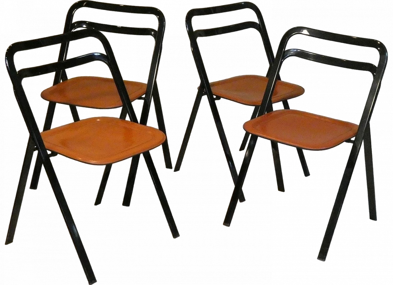 4 Folding chairs by Giorgio Cattelan for Cidue, 1980s 18