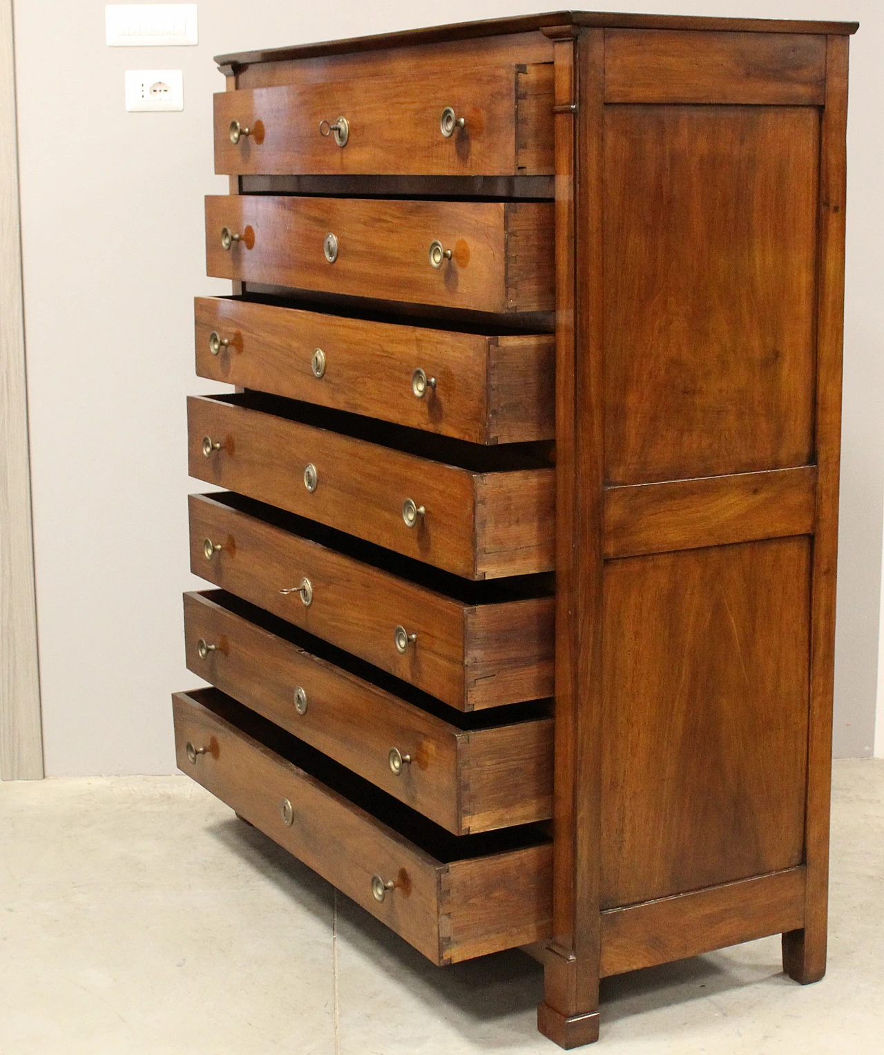 Empire chest of drawers, 19th century 5