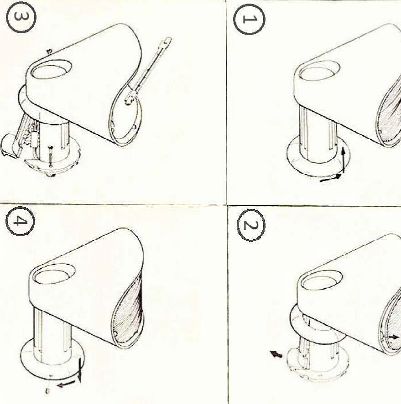 Italian Bollo 870 Wall Lamp by Tobia Scarpa for Flos, 1970s 18