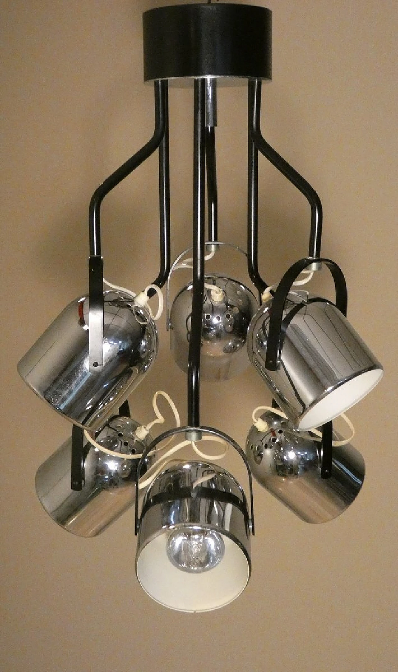 Ceiling Lamp Goffredo Reggiani style, 1960s 1