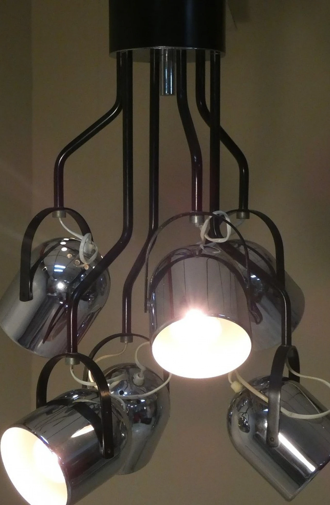 Ceiling Lamp Goffredo Reggiani style, 1960s 8