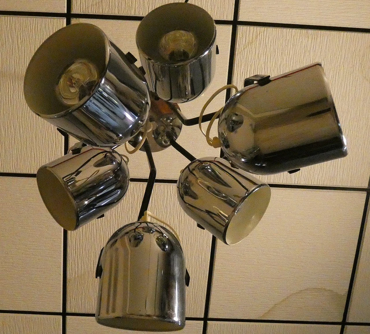 Ceiling Lamp Goffredo Reggiani style, 1960s 21