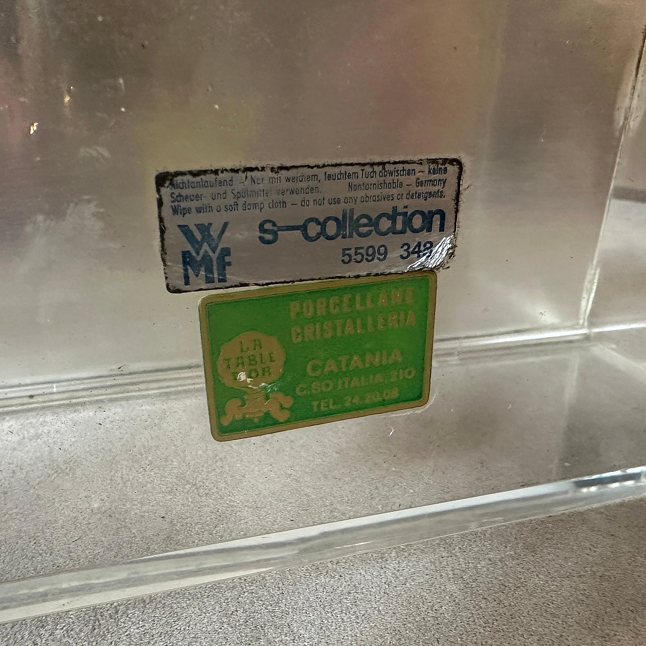 Silver-plated and plexiglass vanity box, 1980s 9