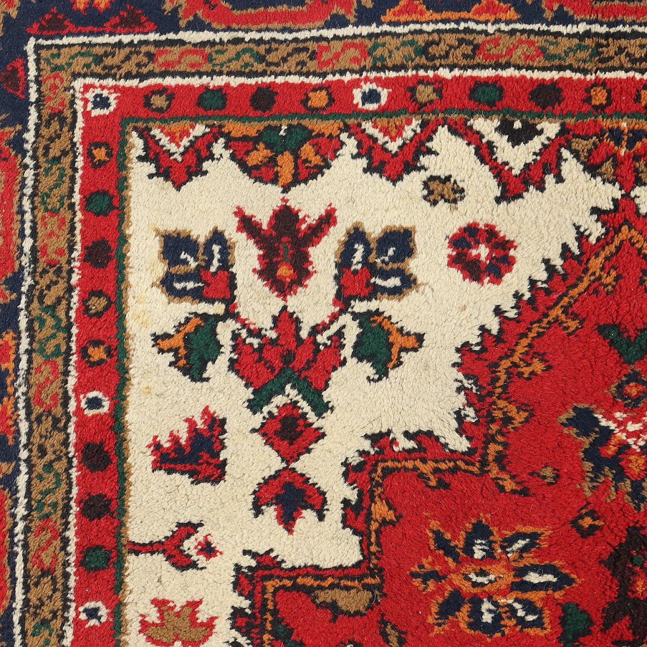 Joshagan cotton and wool carpet, late 20th century 4