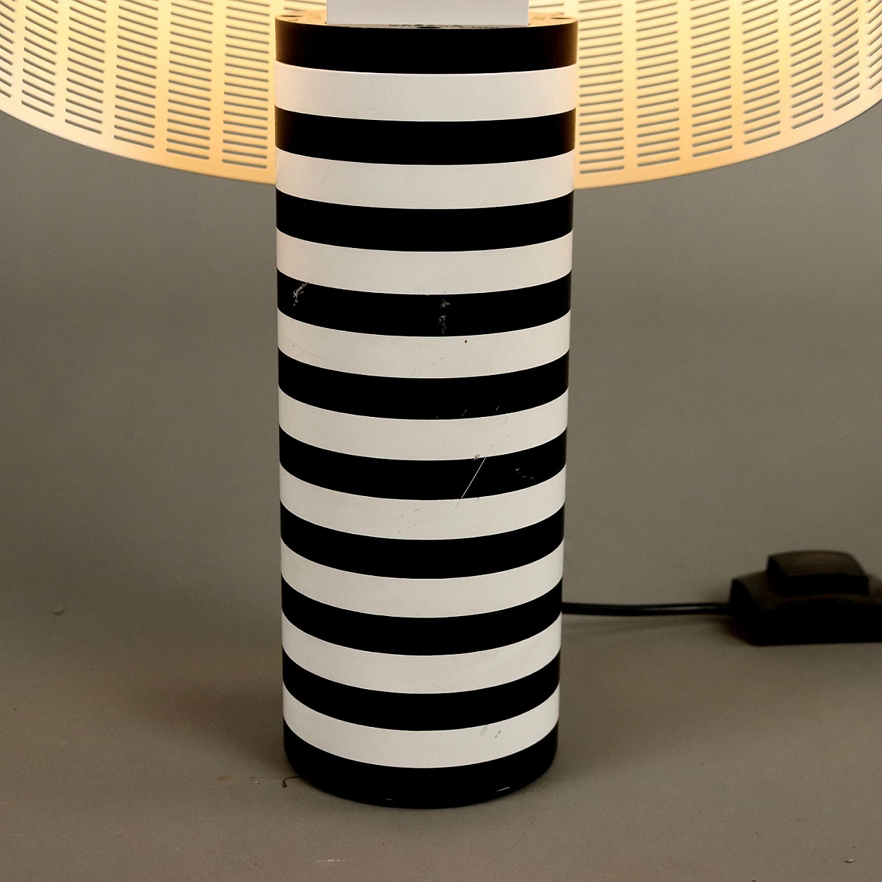 Shogun table lamp in steel by Mario Botta for Artemide, 1980s 4