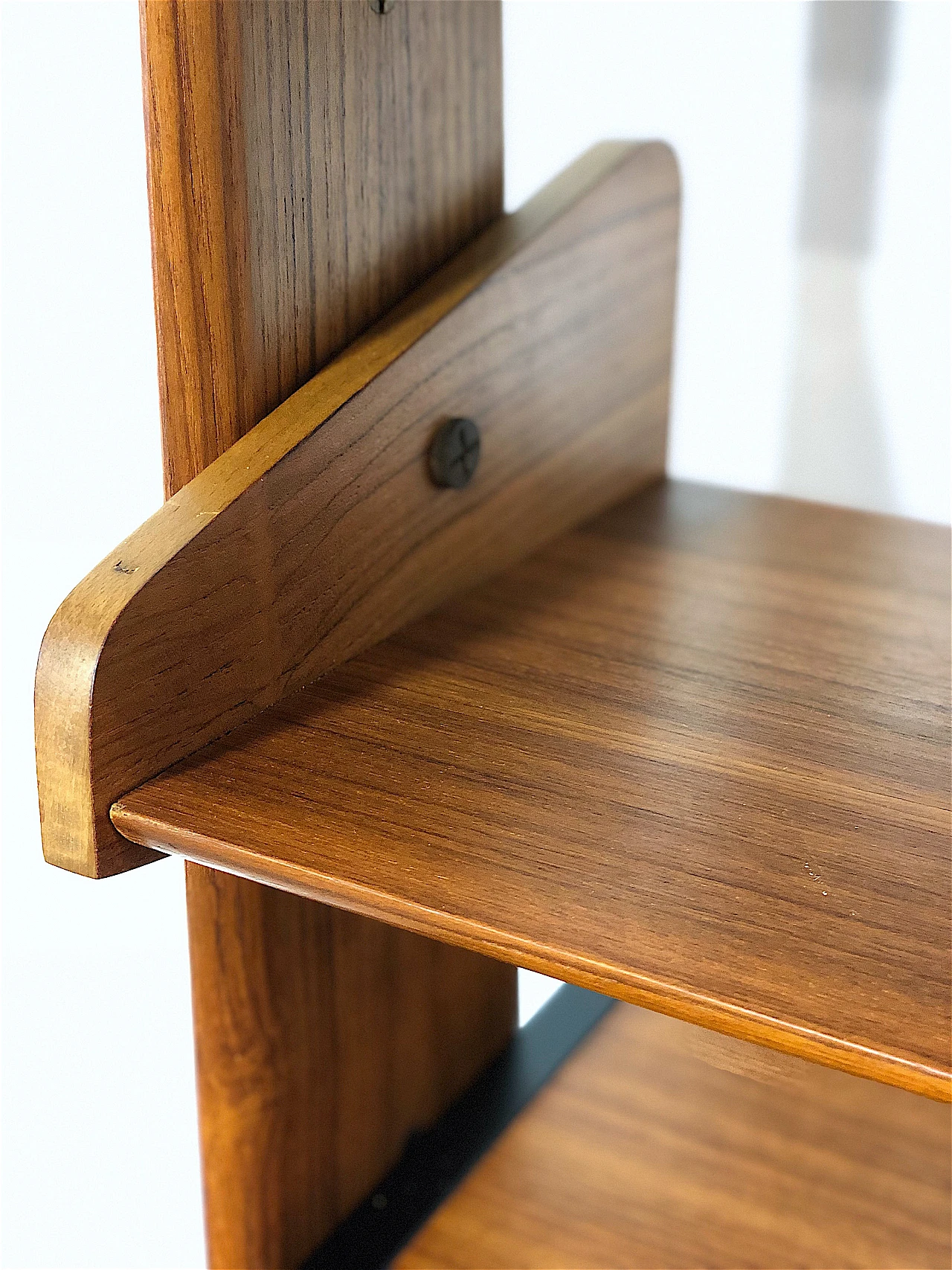 Libreria in teak a una campata, anni '60 6