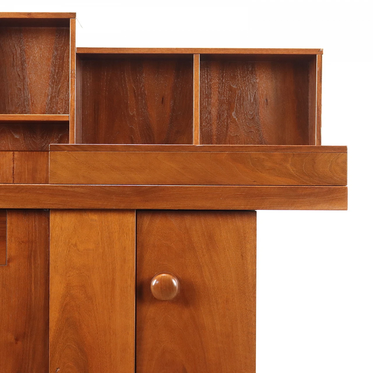 Walnut veneered cabinet by Silvio Coppola for Bernini, 1960s 6