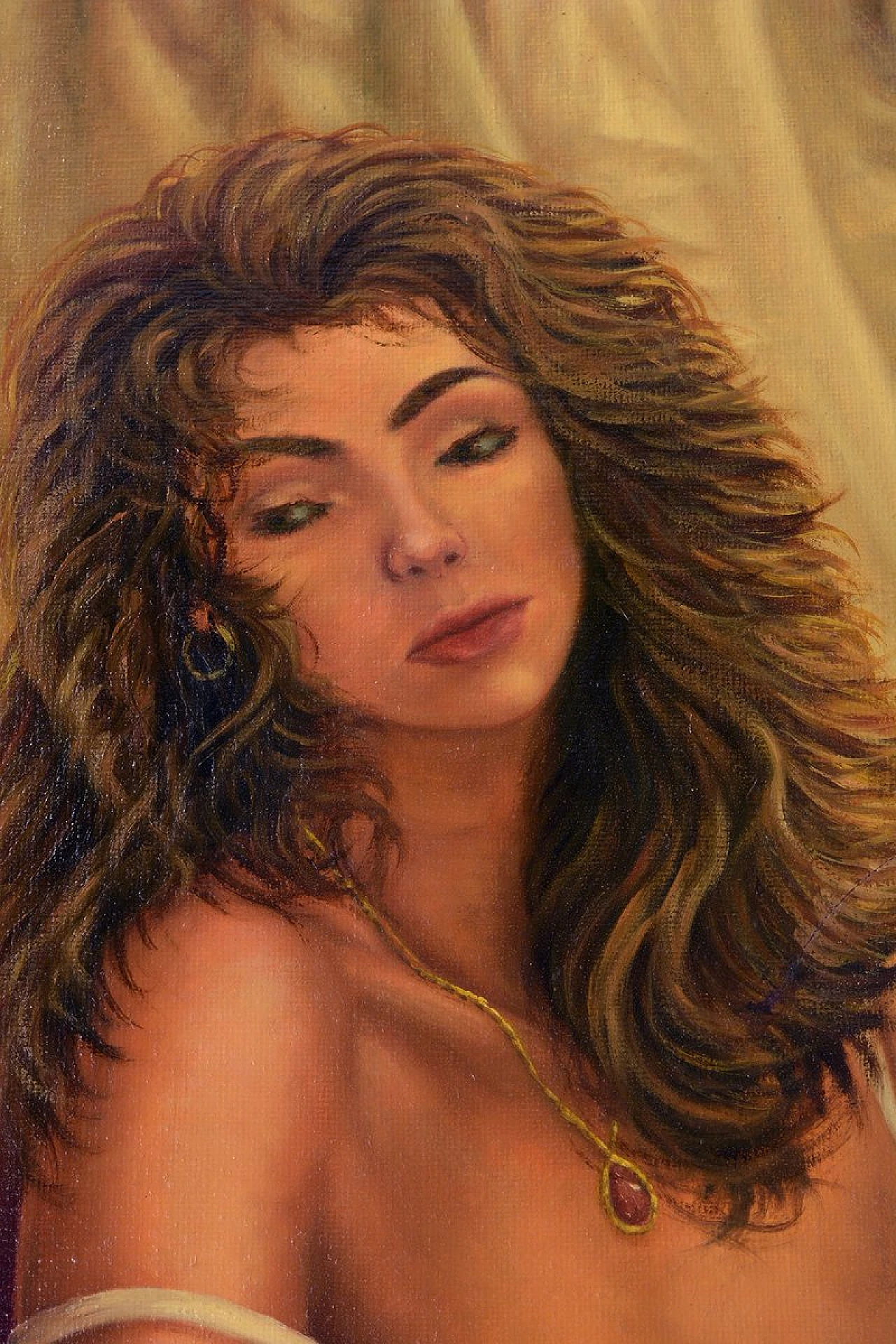 Flavia by Max De Winter, oil on canvas, 1980s 10