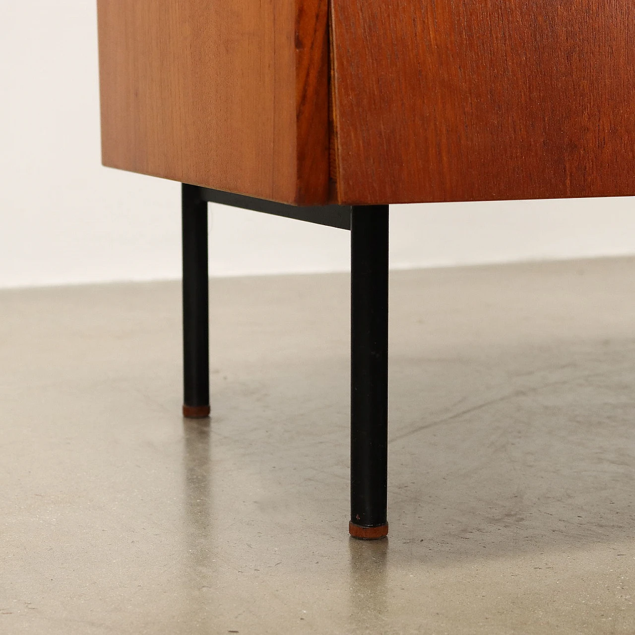 Teak veneered wooden chest of drawers by Isa Bergamo, 1960s 6