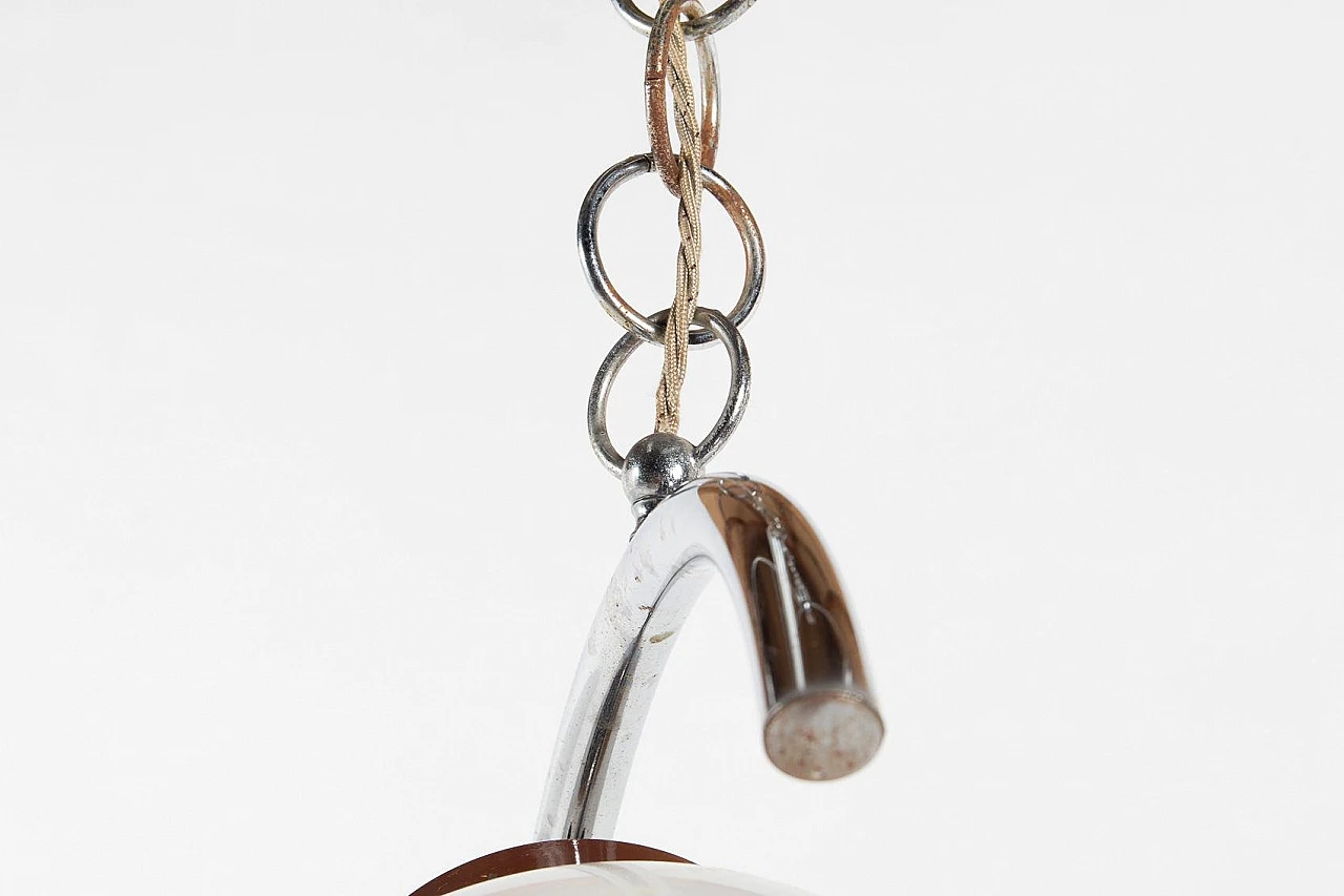 Murano glass hanging Lamp by Mazzega, late 20th century 5