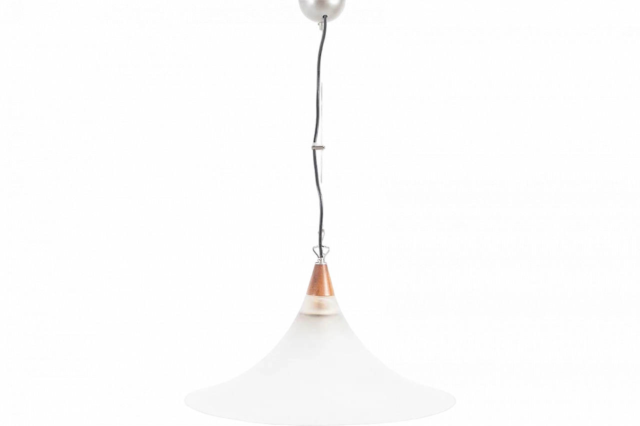 Murano glass hanging lamp, 1960s 6