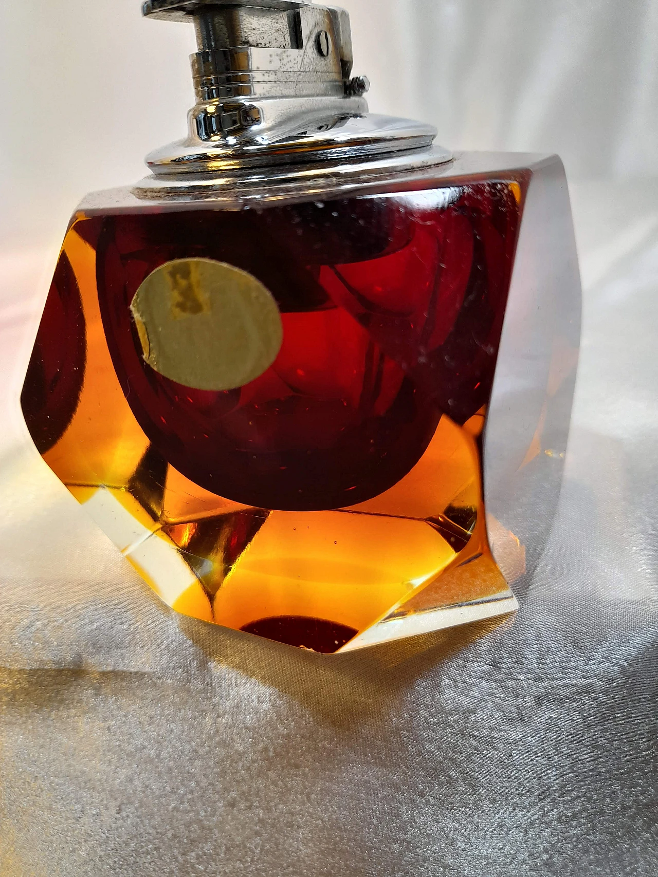 Two multifaceted table lighters in Murano glass, 1960s 43